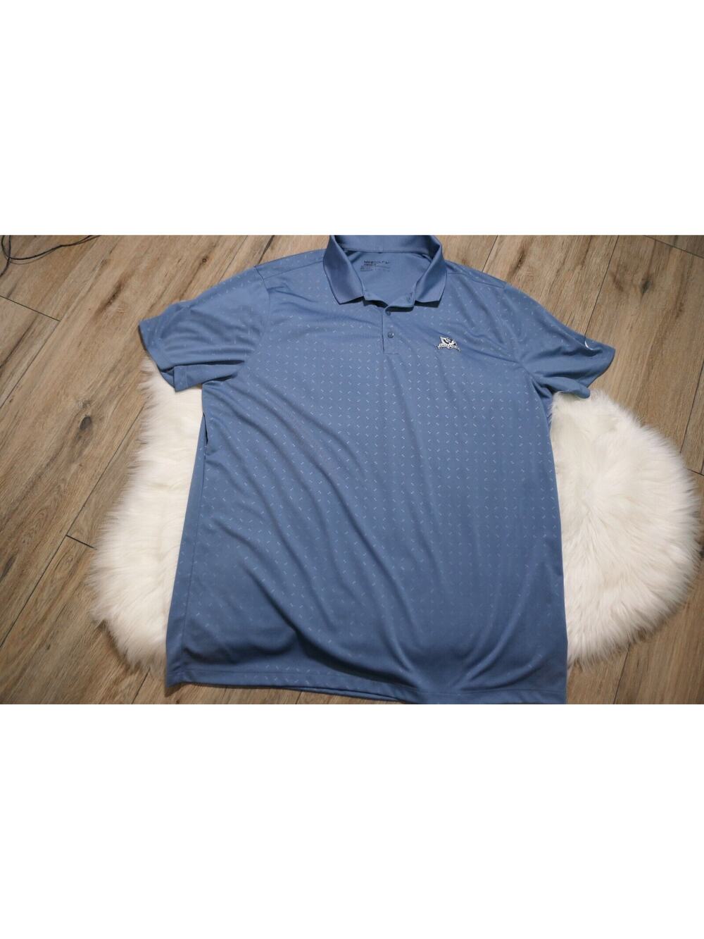 NIKE GOLF Standard Dri-fit Men's XXL Polyester Polo Shirt - BALLAMOR CLUB NJ